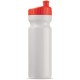 Sportflasche 750 Design - Weiss / Rot