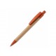 Kugelschreiber Bambus mit Weizenstroh Elementen, Orange