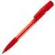 Kugelschreiber Nash Transparent - Transparent Rot