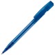 Kugelschreiber Nash Transparent - Transparent Blau