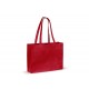 Tasche aus recycelter Baumwolle 140g/m² 49x14x37cm, Rot 