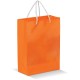Laminierte Papiertasche, groß - Orange