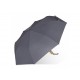 21” faltbarer Regenschirm aus R-PET -Material mit Automatiköffnung, Grau