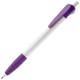 Kugelschreiber Cosmo Grip HC - Weiss / Purple