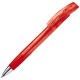 Kugelschreiber Zorro Transparent - Transparent Rot