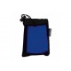 Kühlendes Handtuch aus RPET-Material, 30x80cm, Schwarz / Blau