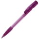 Kugelschreiber Nash Transparent - Transparent Violett