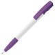 Kugelschreiber Nash Hardcolour - Weiss / Purple