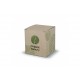Geschenkbox für Kaffeebecher, Braun, Logo
