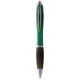 Nash Kugelschreiber durchsichtig mit schwarzem Griff - grün / Schwarz