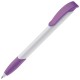 Kugelschreiber Apollo Hardcolour - Weiss / Purple