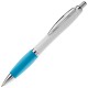 Kugelschreiber Hawai weiß - Weiss / Hellblau