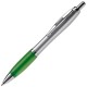 Kugelschreiber Hawai Silver - Silber / Grün
