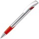 Kugelschreiber Zorro Silver - Silber / Rot