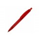 Kugelschreiber aus R-PET-Material , Transparent Rot