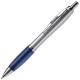 Kugelschreiber Hawai Silver - Silber / Blau