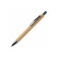 Bambus Kugelschreiber New York mit Touchpen, Blau