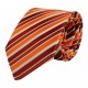 Krawatte, Reine Seide, jacquardgewebt - orange