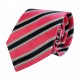 Krawatte, Reine Seide, jacquardgewebt - pink