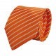 Krawatte, Reine Seide, jacquardgewebt - orange