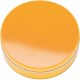 XS-Prägedose mit Stevia-Pfefferminzpastillen - orange-glänzend