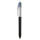 BIC® 4 Colours Kugelschreiber, weiß/schwarz