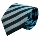 Krawatte, Reine Seide, jacquardgewebt - blau