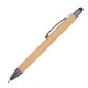 Holzkugelschreiber mit Touchfunktion, lila