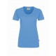 Damen-T-Shirt Classic-malibublau