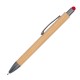 Holzkugelschreiber mit Touchfunktion, rot