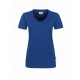 Damen-V-Shirt Performance-ultramarinblau
