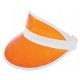 Sonnenvisier mit PVC-Stirnschirm - orange