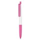 Kugelschreiber BASIC II-weiss/fuchsia-pink