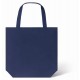 Shopping Bag + faltbare Einkaufstasche mit Einkaufswagenlöser, navy