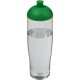 H2O Tempo® 700 ml Sportflasche mit Stülpdeckel - transparent/grün