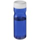 H2O Eco Base 650 ml Sportflasche mit Drehdeckel - blau/weiss