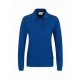 Damen-Longsleeve-Poloshirt Performance-ultramarinblau