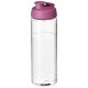 H2O Vibe 850 ml Sportflasche mit Klappdeckel- transparent/rosa
