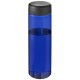 H2O Vibe 850 ml Sportflasche mit Drehdeckel - blau/schwarz