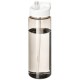 H2O Vibe 850 ml Sportflasche mit Ausgussdeckel- kohle/weiss