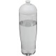 H2O Tempo® 700 ml Sportflasche mit Stülpdeckel - transparent/weiss