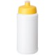 Baseline® Plus 500 ml Flasche mit Sportdeckel- weiss/gelb
