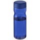 H2O Eco Base 650 ml Sportflasche mit Drehdeckel - blau