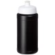 Baseline® Plus 500 ml Flasche mit Sportdeckel- schwarz/weiss