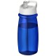H2O Pulse 600 ml Sportflasche mit Ausgussdeckel - blau/weiss
