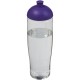 H2O Tempo® 700 ml Sportflasche mit Stülpdeckel - transparent/lila