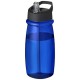 H2O Pulse 600 ml Sportflasche mit Ausgussdeckel - blau/schwarz