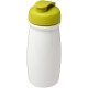 H2O Pulse® 600 ml Sportflasche mit Klappdeckel - weiss/Lindgrün