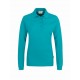 Damen-Longsleeve-Poloshirt Performance-smaragd