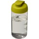 H2O Bop® 500 ml Sportflasche mit Klappdeckel - transparent/limone